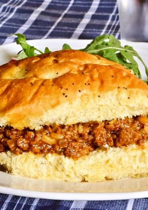 A picture of Sloppy Joe - American Comfort Food.
