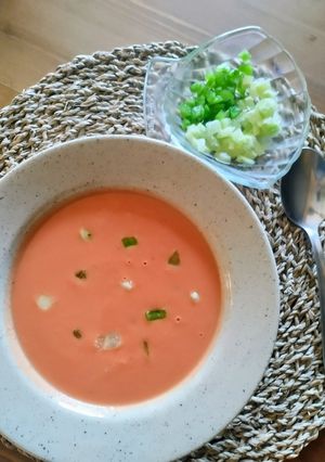 A picture of Andalusian Gazpacho.