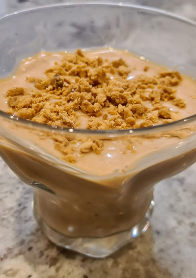 Una foto de Crema de turrón