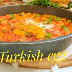 A picture of Turkish egg.