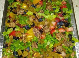 Una foto de Ensalada frutos rojos