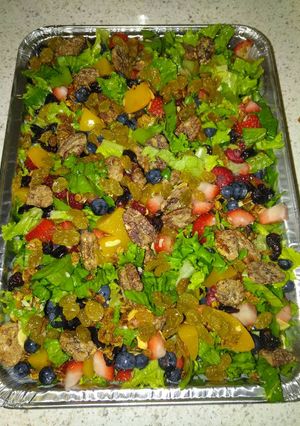 Una foto de Ensalada frutos rojos