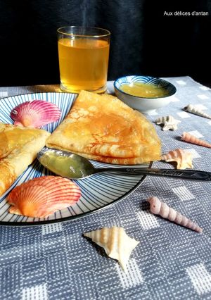 Une photo de Crêpe à la gelée de cidre