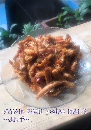 Foto resep Ayam suwir pedas manis