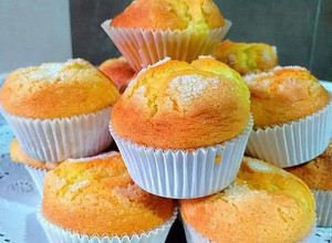 Foto principal de Magdalenas caseras de limón y toque de aceite de oliva virgen ex