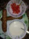 Kebab con Salsa de Yoghurt