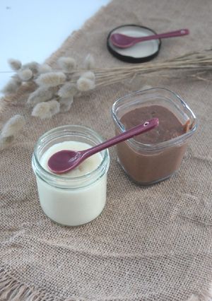 Une photo de Semoule au lait vanille ou chocolat