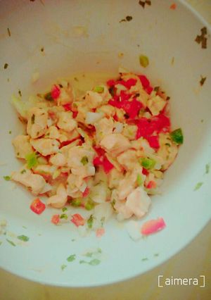 Una foto de Ceviche de Salmón