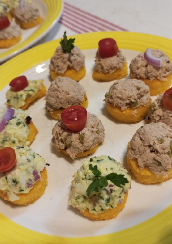 Una foto de Pastas para canapés