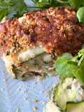 Summer in Provence Cheezette - cheesy herby courgette bake