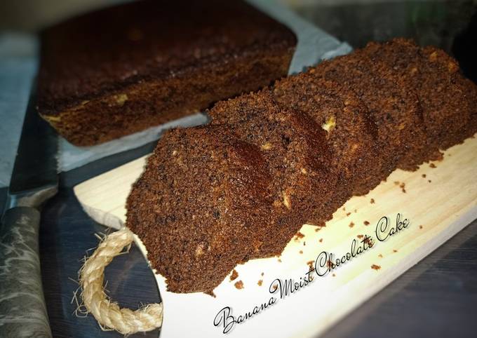 Cara Gampang Membuat Banana Moist Chocolate Cake, Bikin Ngiler