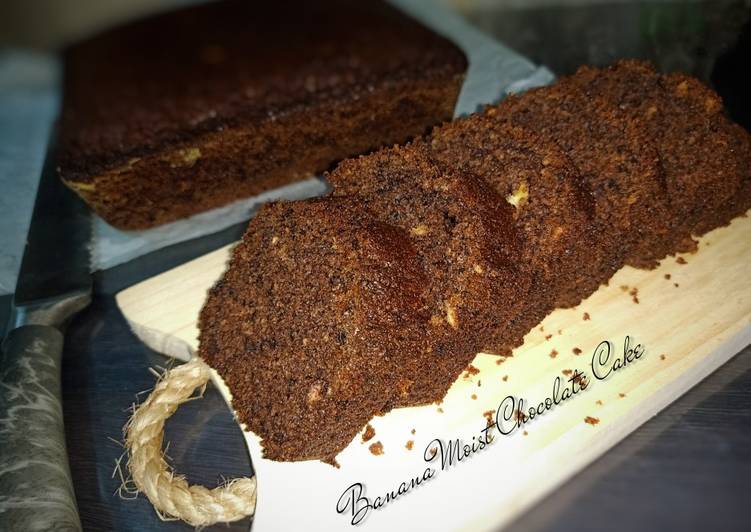 Banana Moist Chocolate Cake