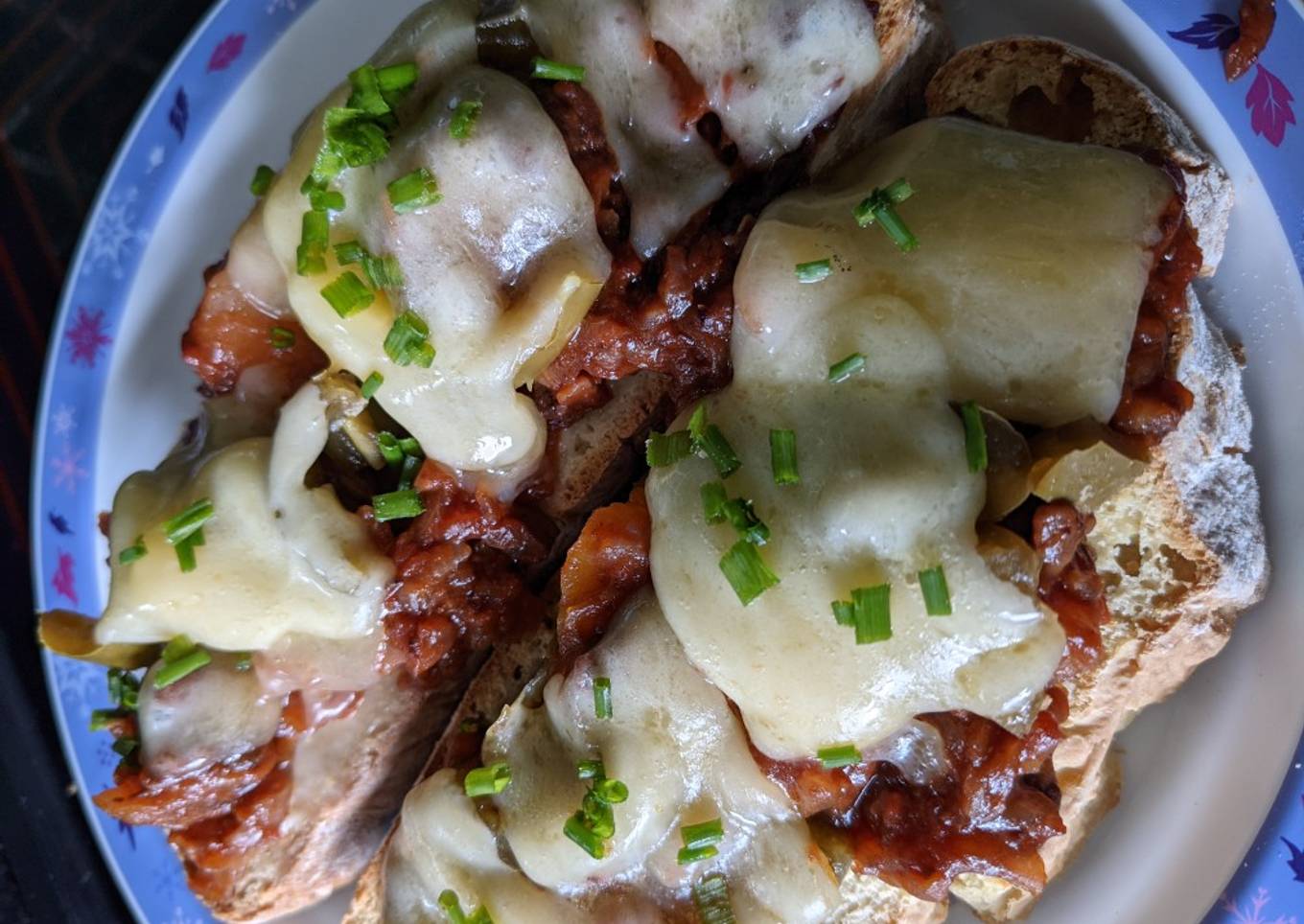 Toasted beef stew leftovers for lunch