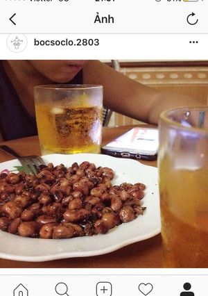 Hình của món Lạc rang bơ muối.