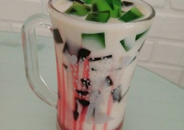 Minuman Cincau Agar SirSu (Sirop Susu)