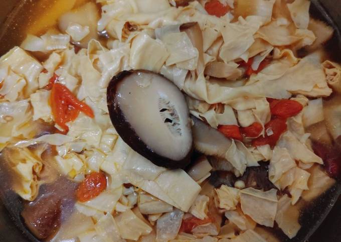 Sup Kembang Tahu Vegetarian