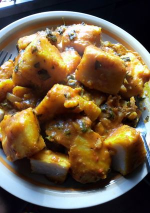 A picture of Porridge yam.