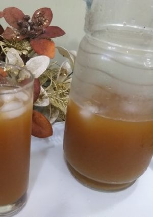 A picture of Palm tamarind brown sugar syrup/ summer special.