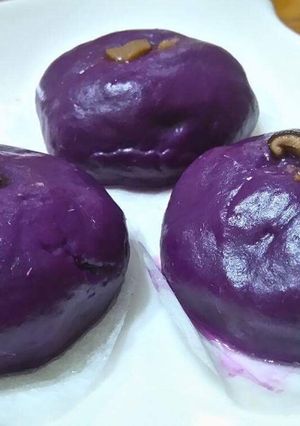 簡易紫地瓜包 的食譜成品照片