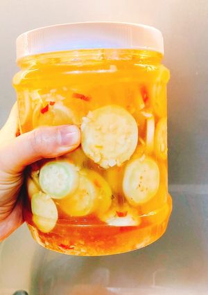 Hình của món Cà mắm ớt tỏi.