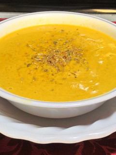 簡易鹹味全南瓜濃湯 的食譜成品照片