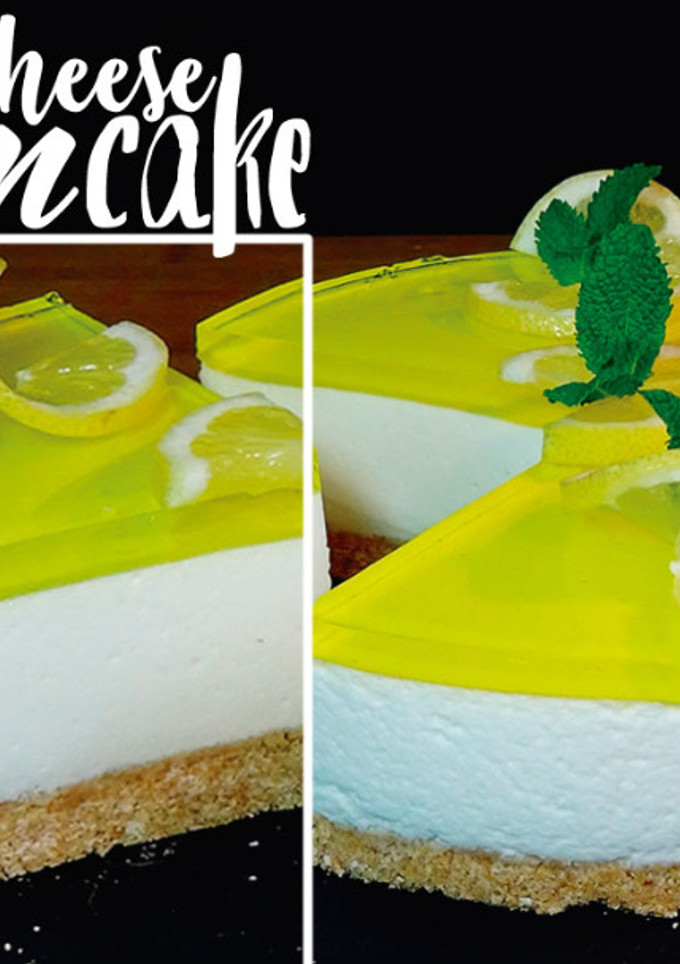 Una foto de Tarta de queso y limón tipo mousse (SIN HORNO)
