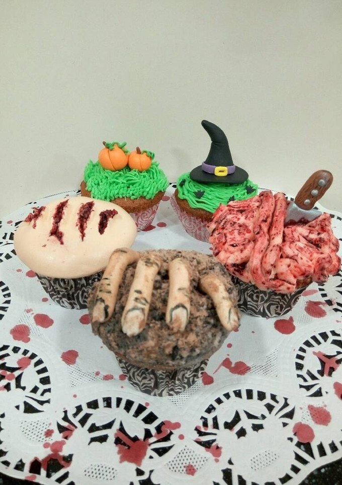 Una foto de Cupcakes de Halloween