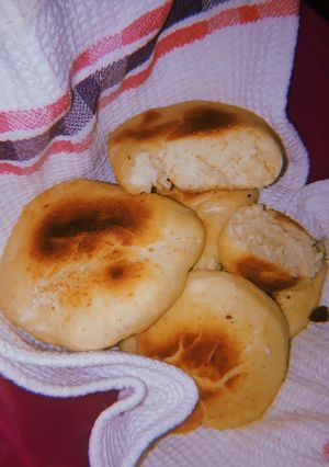Una foto de Pan casero en sartén