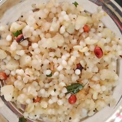 Sabudana khichdi A picture of Sabudana khichdi.
