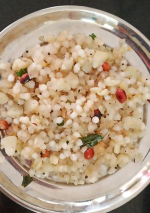 A picture of Sabudana khichdi.