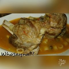 A picture of Whosayna’s Mutton Soup.