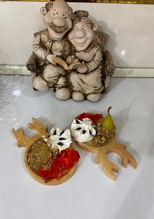 عکسی از دستور 🪴دسر گلابی با بستنی وانیلی 🪴