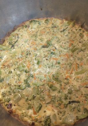 Una foto de Tarta de brócoli y zanahoria integral en la essen 🥦🥕
