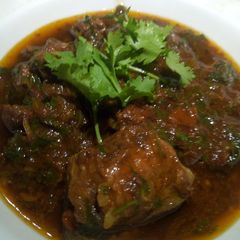 A picture of Red meat stew.