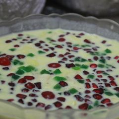 A picture of Fruit custard.