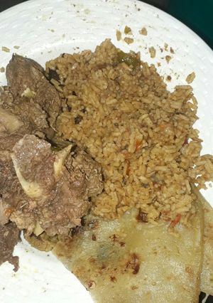 A picture of Mlima and pilau.