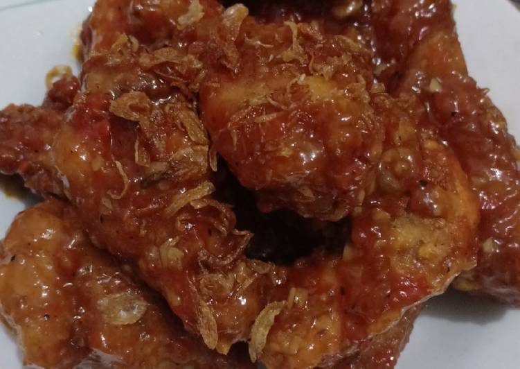 Resep Ayam Saus Pedas ala Korean Food Anti Gagal
