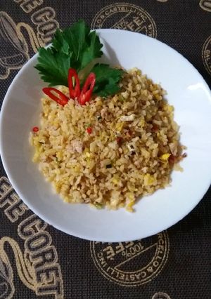 Foto resep Nasi goreng ayam sederhana...👌