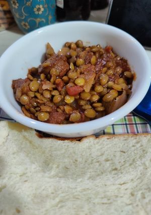 A picture of Chorizo and Lentil Stew.