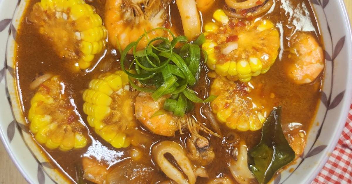 Resep Seafood Saus Padang Dijamin Nikmat dan Mudah