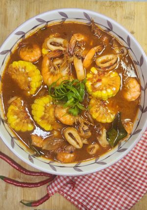 Foto resep Seafood Saus Padang