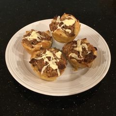 Apple Crumble Pastry Tarts A picture of Apple Crumble Pastry Tarts.