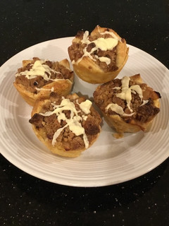 A picture of Apple Crumble Pastry Tarts.