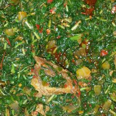 A picture of Spinach stew.