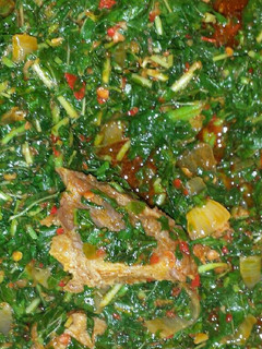 A picture of Spinach stew.