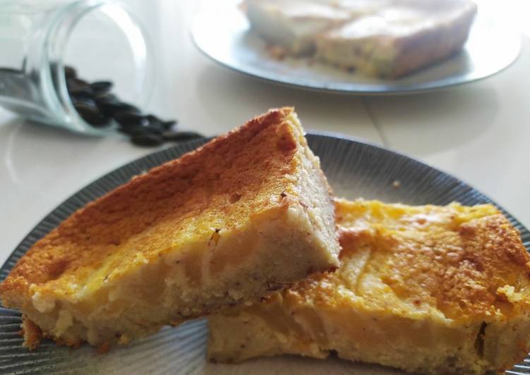 Manière simple à Faire Parfait Clafoutis aux poires, amandes et Tonka