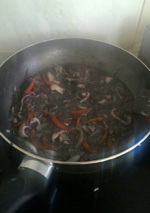 Foto resep Oseng Cumi item