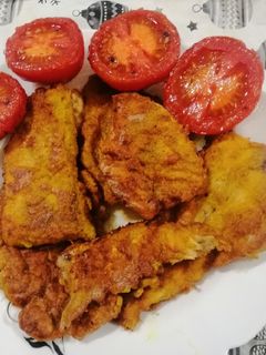 عکسی از دستور شوید پلو و ماهی سوخاری