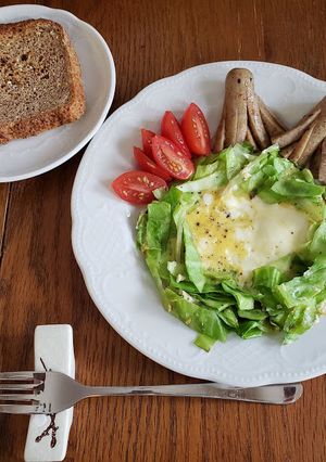A picture of Sugomori Tamago (Nested Cabbage).