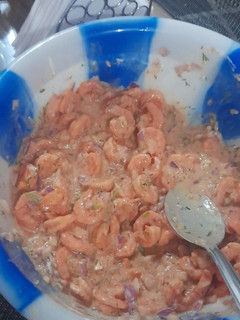 Una foto de Ceviche de camarón